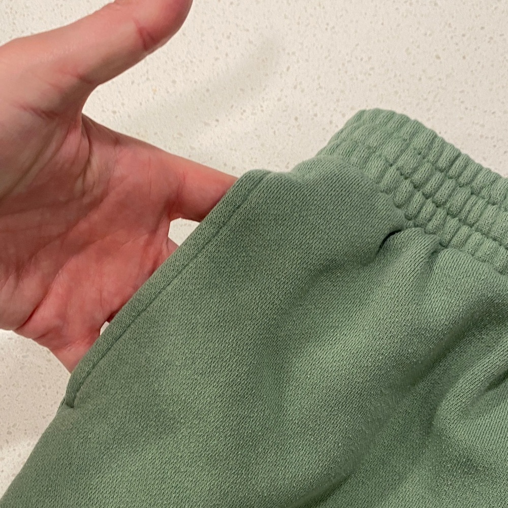PINK Victoria's Secret Sage Green Athletic Shorts - Picture 4 of 4